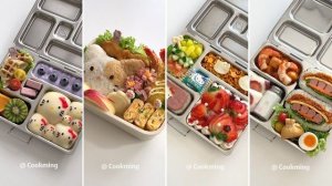 АСМР ГОТОВИМ БЕНТО И ВЕСЁЛЫЕ ИДЕИ ЕДЫ / МИЛАЯ И ТВОРЧЕСКАЯ КОЛЛЕКЦИЯ МИНИ БЛЮД 🍱 ✨