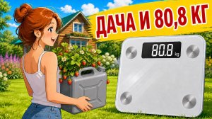 8.08 Дача, лесные ягодки и паника на весах! Кашпо из канистры, колодец и звонок