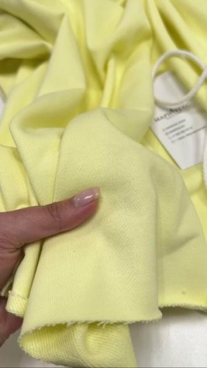 Футер 3-х нитка Ralph Lauren. Цвет лимонный щербет