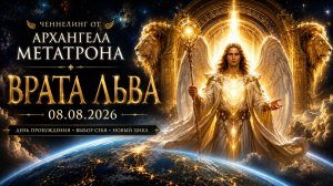 ВРАТА ЛЬВА 08.08.2026 — Ченнелинг Архангела Метатрона | Новый Цикл | Абсолютный Ченнелинг