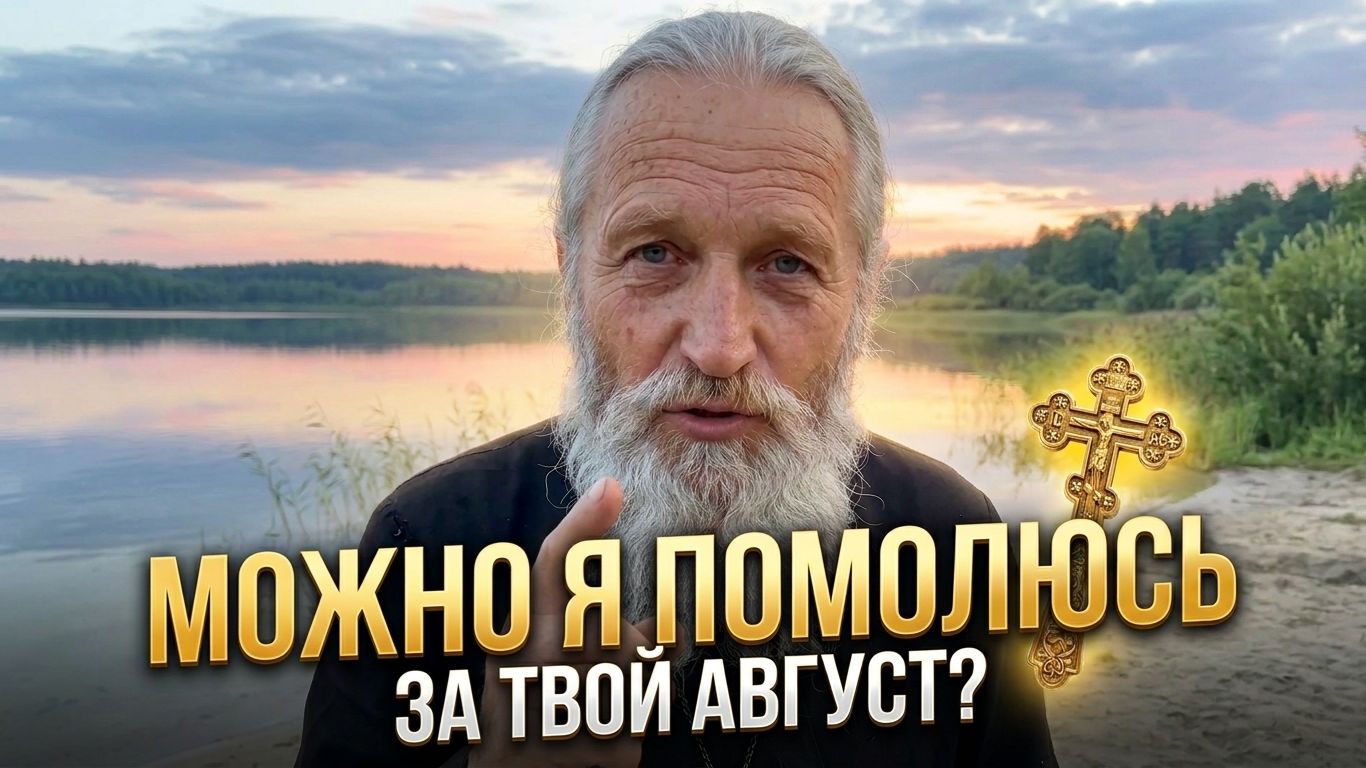 Можно я помолюсь за твой август?