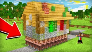 ЗАЧЕМ ЖИТЕЛИ ПРИНЕСЛИ ЭТОТ ДОМ В ДЕРЕВНЮ В МАЙНКРАФТ Компот Minecraft