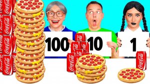 100 Слоев Еды Челлендж # Безумная Кулинарная Битва