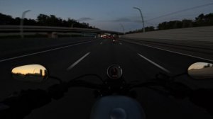 Субботний прохват на Harley-Davidson Sportster 1200 и Honda VRX400 Roadster по вечернему МСД