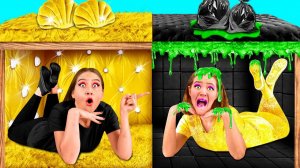 Секретный Домик Под Кроватью # Богатая vs Бедная Смешные Моменты