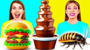Шоколадный Фонтан Челлендж # Безумная Кулинарная Битва c MeMeMe Challenge
