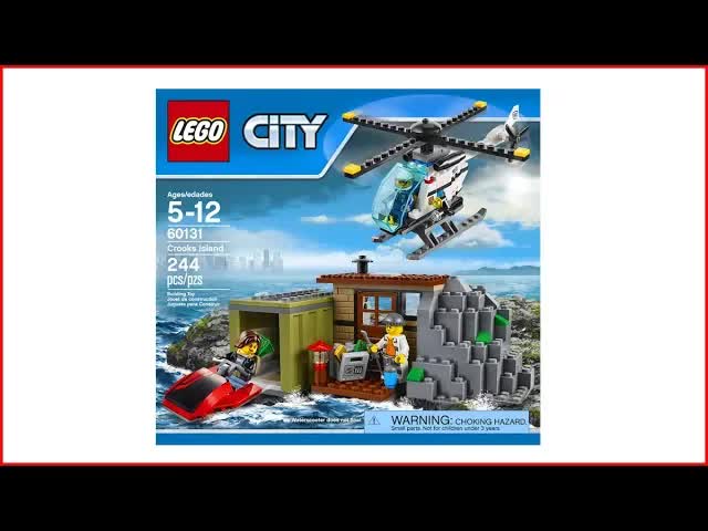 LEGO City 60131 Остров преступников — скоростная сборка (Коллекция Prison Island 7/8)