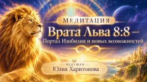Медитация «Врата Льва 8:8. Портал Изобилия». Юлия Харитонова