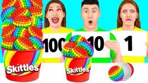 100 Слоев Еды Челлендж # Потрясающие Рецепты с Едой от Fun Fun Challenge