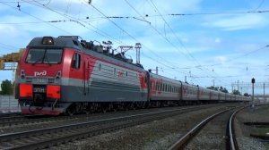 ЭП1М-796 с пассажирским поездом.
