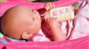 Are you sleeping brother John with baby doll and Polina, Kids song