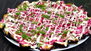 Самый вкусный салат за 15 минут «Армянская САКУРА» Лучший РЕЦЕПТ из Баклажанов! Съедают моментально