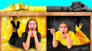 Секретный Домик Под Кроватью # Богатая vs Бедная Смешные Челленджи от KiKi Challenge