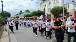 Парад спортсменов в Омске