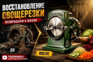 Реставрация овощерезки: восстановление сельскохозяйственной техники