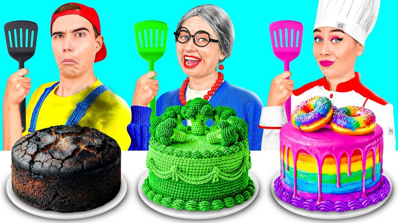 Кулинарный Челлендж# Я против Бабушки # Крутые Розыгрыши и Трюки от Fun Fun Challenge