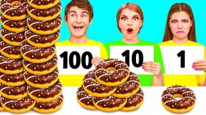 100 Слоев Еды Челлендж # Удивительные Кухонные Рецепты от DaZaZa Challenge