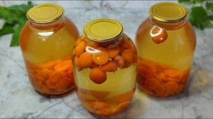 КОМПОТ из абрикосов на ЗИМУ на трехлитровую банку. Простой РЕЦЕПТ.