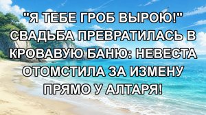«Я ТЕБЕ ГРОБ ВЫРОЮ!» Свадьба превратилась в кровавую баню: невеста отомстила за измену прямо у алт