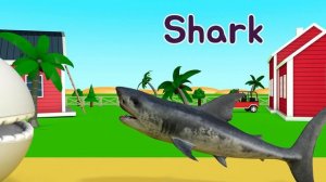 Изучайте названия животных и их звуки вместе с 3D Пакманом и диким животным Гориллой на ферме
