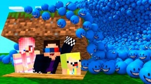 🌊ПОДЗЕМНЫЙ БУНКЕР ПРОТИВ ЦУНАМИ ИЗ ФОЛСИТИ В МАЙНКРАФТ! ШЕДИ MINECRAFT