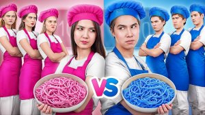 Кулинарный Челлендж# Мальчики VS Девочки # Забавные Кухонные Лайфхаки от Multi DO Challenge