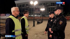 Народные дружинники помогают сотрудникам полиции патрулировать Сыктывкар