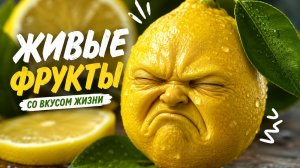 Живые эмоциональные фрукты