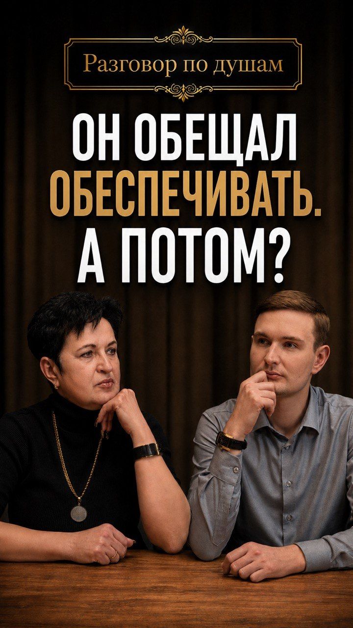 Он обещал обеспечивать. А что потом? | Разговор по душам