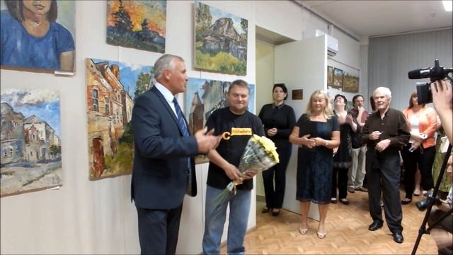 Открытие выставки Федора Помелова 