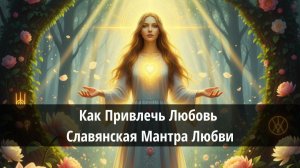 ✨ Как привлечь любовь - Славянская Мантра Любви
