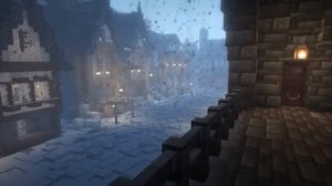 ❄️let go every now and then..._Minecraft C418 Music_ Winter Gothic Dark Academia Study Vibes (360p)