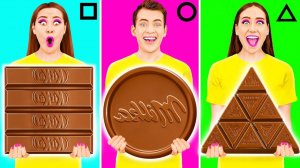 Геометрический Челлендж с Едой # Потрясающие Кухонные Лайфхаки с TeenTeam Challenge
