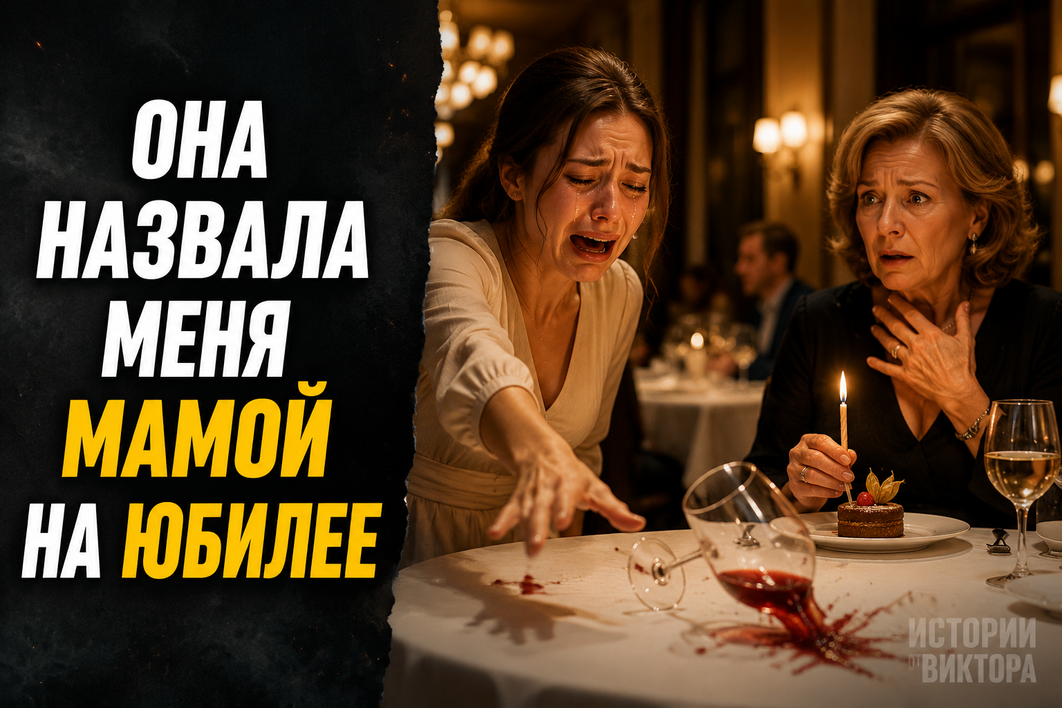 Дочь Виктора назвала меня мамой на его юбилее