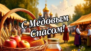 С Медовым Спасом! Музыкальная открытка к празднику.