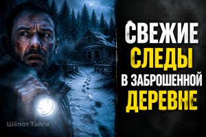 Свежие следы у дома, которого нет на карте