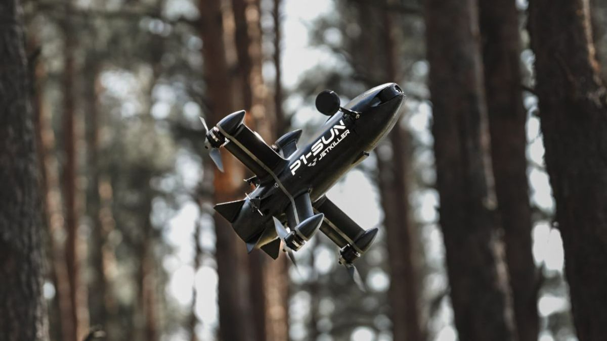 P1-Sun — FPV-дрон-перехватчик