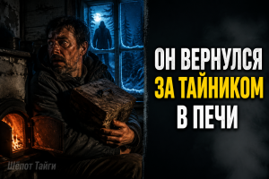 Тайник в старой печи, за которым вернулись ночью