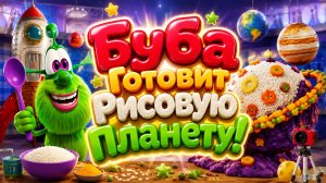 🍚🪐 Буба Готовит Рисовую Планету! 🌍 Волшебное Кулинарное Приключение 🌈 Развивающий Мультфильм