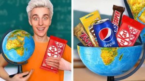 10 Способов Пронести СЛАДОСТИ на УРОК ! а4