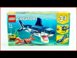 Распаковка конструктора LEGO Creator 31088 «Обитатели морских глубин»