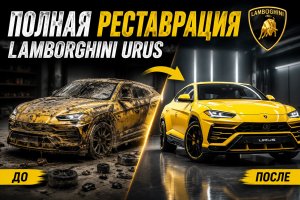 Полная реставрация старой игрушечной модели Lamborghini Urus