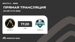AFL26. South 1. Day 12. United-3 - Galaxy-3