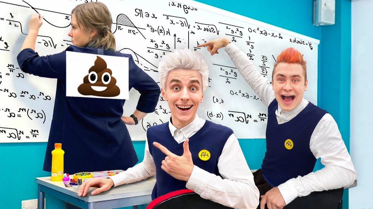 ВЛАД А4 - 8 Способов ПРАНКАНУТЬ УЧИТЕЛЯ в Школе !