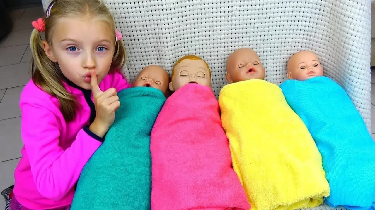 Are You Sleeping Brother John And More Kids Video By Polina And Baby Dolls