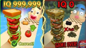 СЭНДВИЧ РАННЕР: УМНЫЙ С IQ 999999 VS ТУПОЙ С IQ 0! СМЕШНЫЕ ФЕЙЛЫ ASMR