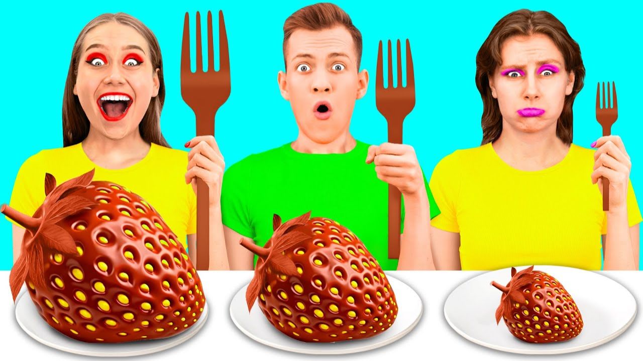 Большая, Средняя или Маленькая Тарелка Челлендж # Вкусные Кухонные Лайфхаки от DoDo Challenge