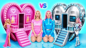 Строим Удивительный Кукольный Домик Жевательная Резинка vs Шоколадный _ Крутые Творческие Лайфхаки