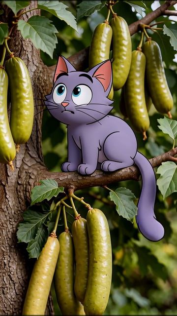 Кот садовод