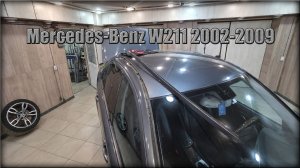 Как снять молдинги с крыши Mercedes-Benz W211 2002-2009 год